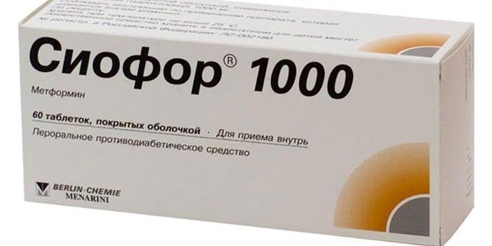 Таблетки Сиофор 1000 мг