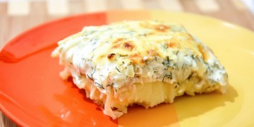Филе рыбы в сырном суфле