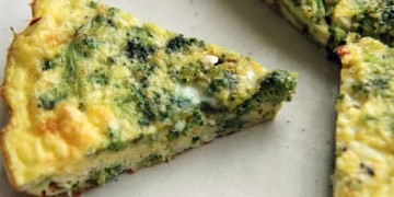 Омлет с брокколи