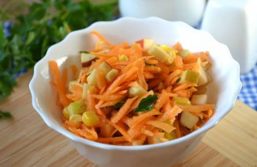 Салат из моркови и яблока для похудения рецепты Allslim.ru